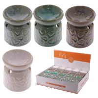  Mini Ceramic Oil Burner - Heart Design 