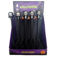  Glow in the Dark Halloween Ghouls & Skeleton Fine Tip Pen 