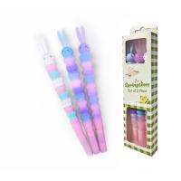  Springtime Rabbit Shaped Fine Tip Pen Pack/3 