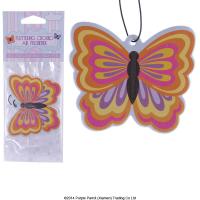  Shaped Air Freshener Butterfly Red 