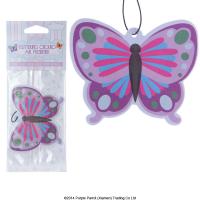  Shaped Air Freshener Butterfly Purple 