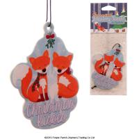  Air Freshener Christmas Foxes 