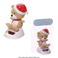  Solar Buddy - Teddy Bear with Santa Hat 