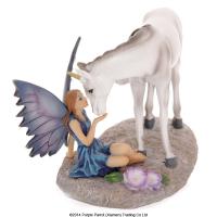  Tales of Avalon Fairy Sitting with Unicorn Lisa Parker 