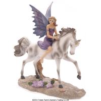  Tales of Avalon Fairy Riding Unicorn Lisa Parker 