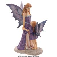  Tales of Avalon Fairy Holding Hands with Child Lisa Parker 