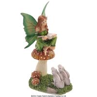  Tales of Avalon Fairy Reading to Rabbits  Summer Lisa Parker 