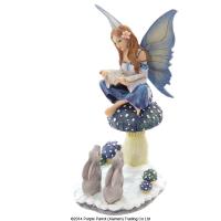  Tales of Avalon Fairy Reading to Rabbits  Winter Lisa Parker 