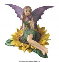  Nathascha Faulkner Fairy Sitting on Sunflower 