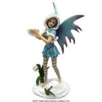  Nathascha Faulkner Turquoise Fantasy Snow Fairy with Snowball 