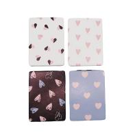  Rectangular Compact Mirror 8.5 X 6 Cm  - Hearts 