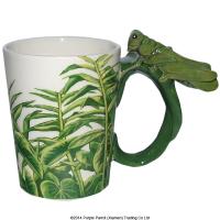  Shaped Handle Mug Grasshoper with Decal 