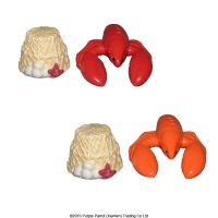  LOBSTER AND LOBSTER CAGE SALT AND PEPPER SET 