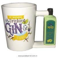  Gin Bottle Shaped Handle Mug 