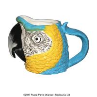  Rainforest Gifts - Macaw Head Mug, Blue 