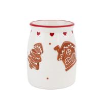  Gingerbred Ceramic Pot 