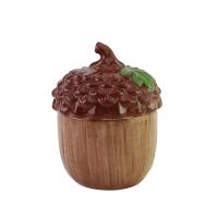  Acorn Ceramic Cookie Jar 