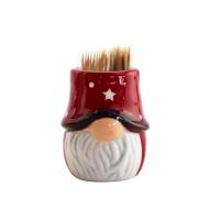  Gonk Santa Claus Head Ceramic Toothpick Holder 