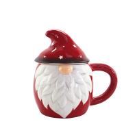  Gonk Santa Claus Ceramic Head Mug with Lid 