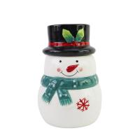  Christmas Snowman Ceramic Pot 