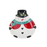  Christmas Snowman Ceramic Dish 