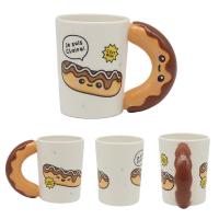  Foodiemals Ceramic Collection Chocolate Éclair Shaped Handle Mug 
