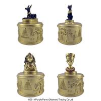  Egyptian Trinket Box 4 Assorted Designs 
