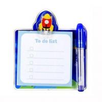  Mini Acrylic Clip Board With Pen - Rocket 