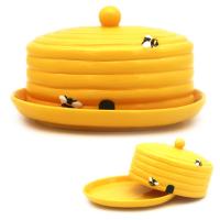  Beehive Ceramic Butter Dish 