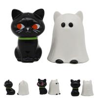  Salt And Pepper Set - Cat And Cat Ghost 
