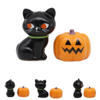  Salt And Pepper Set - Cat And Pumpkin 