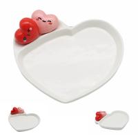  Heart Dish With Two Hearts (White Dish) 