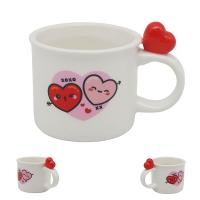  Red Heart Expresso Cup, Heart On Hanlde 