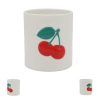  Cherries - Pencil Holder, Embosed 