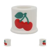  Cherries - Candle Holder, Embossed 