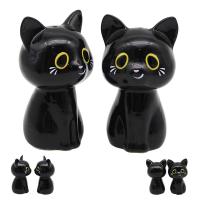  Lucky Black Cat Salt and Pepper Set 