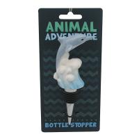  Bottle Stopper, Dolphin Leaping from Wave 