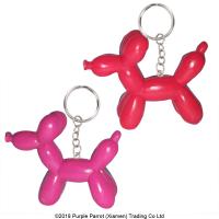  Resin Balloon Animal Dog Keychain 