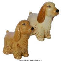  Ceramic Salt & Pepper Set Cocker Spainel Dog 