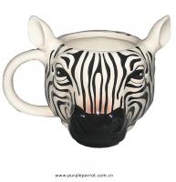  Zebra Head Shaped Mug 