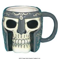  Skull Head Mug Gladiator Helmet 
