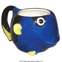  Cartoon Sealife Mug Blue Tang Fish 