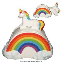  Rainbow Unicorn Trinket Box Unicorn on Rainbow 