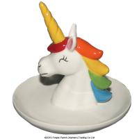  Rainbow Unicorn Ring Holder Dish 