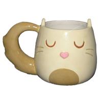  Animal Ceramic Mug Cat Cream 