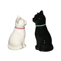  Black And White Cat Salt & Pepper Set 