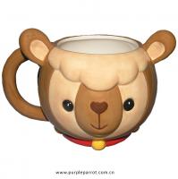  Cute Animal Head Mug Alpaca 