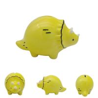  Cute Dinosaur Money Box Yellow 