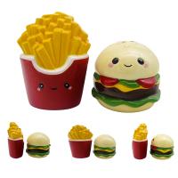 Foodiemals Ceramic Collection Burger with Fries Salt and Pepper 