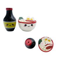  Foodiemals Ceramic Collection Ramen Bowl & Soy Sauce Bottle - Sa 